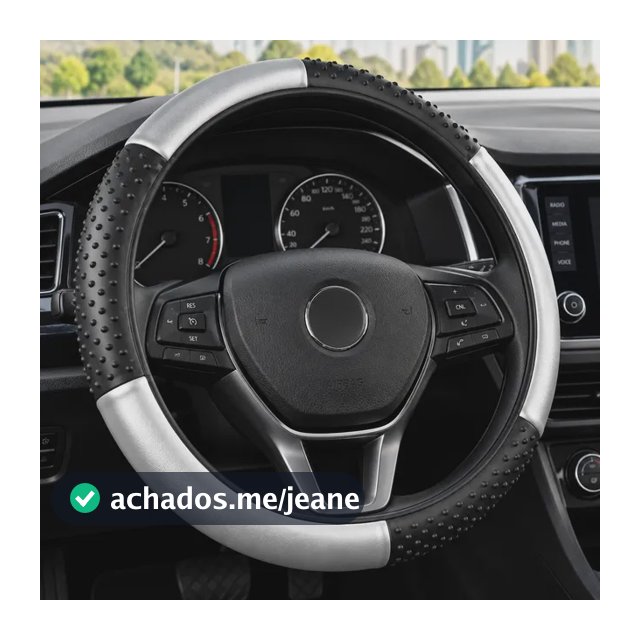 Capa De Volante Universal Massageador Automotivo 380mm Antiderrapante Para Carro 38cm