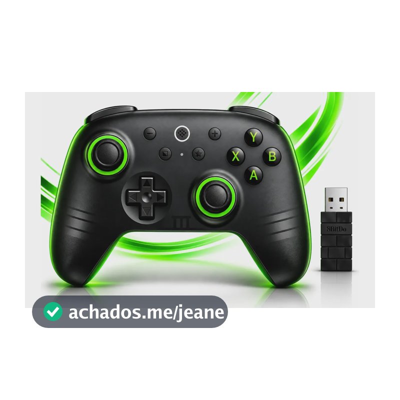 Controle 8bitdo Ultimate 2c Pc Android Bluetooth Preto Preto