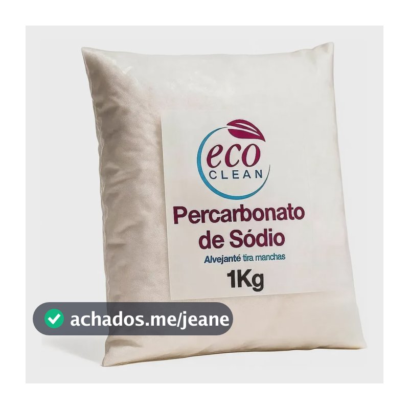 Percarbonato De Sódio 100% Puro Limpeza Em Geral Tira Mancha 1kg