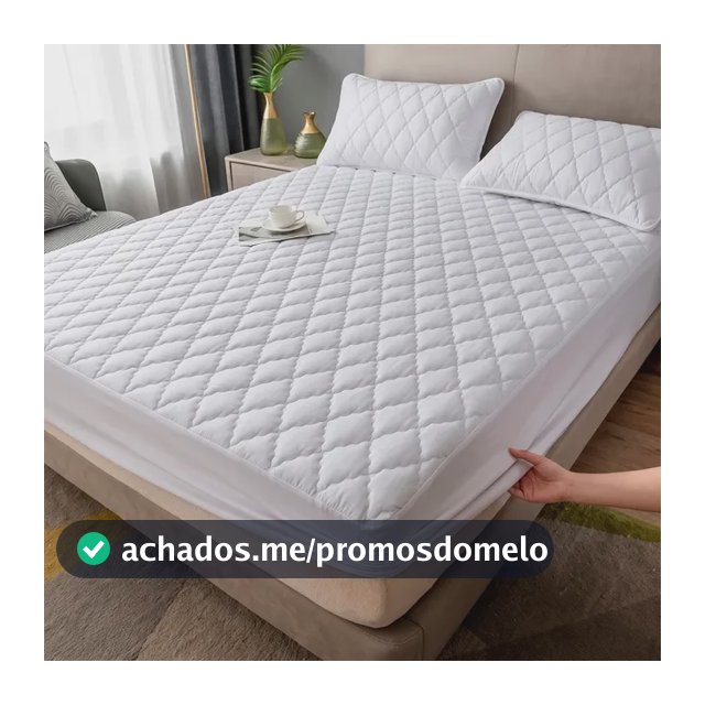 Capa Protetora Colchão Box Casal Padrão Matelado Impermeável