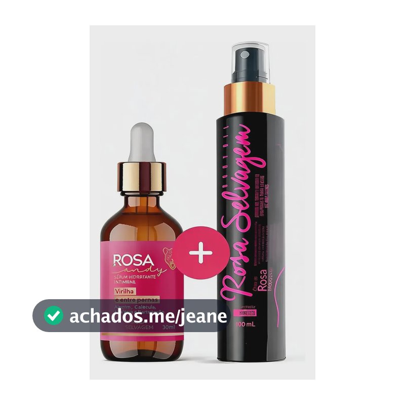 Oleo Mosqueta E Sérum Candy Clareador D Pele - Rosa Selvagem
