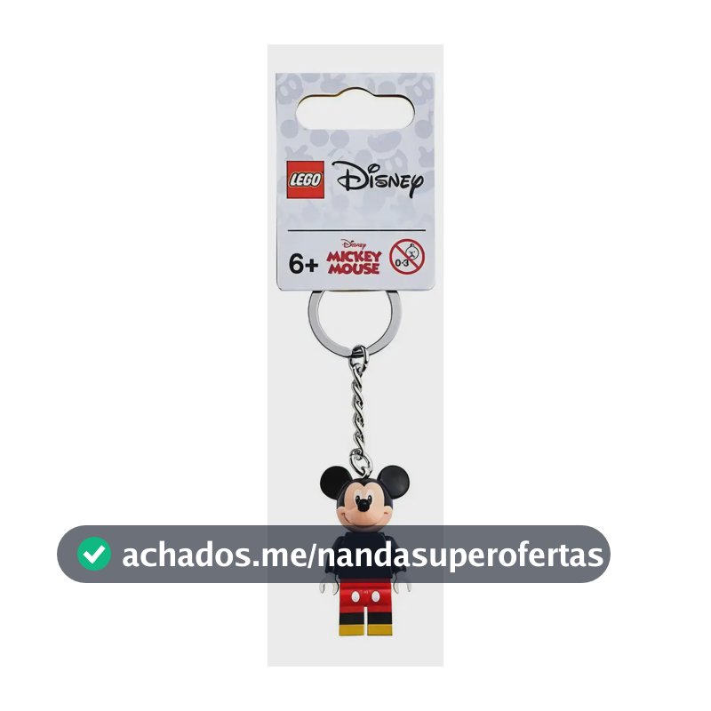 Lego Chaveiro Mickey Mouse Disney 853998 - rega