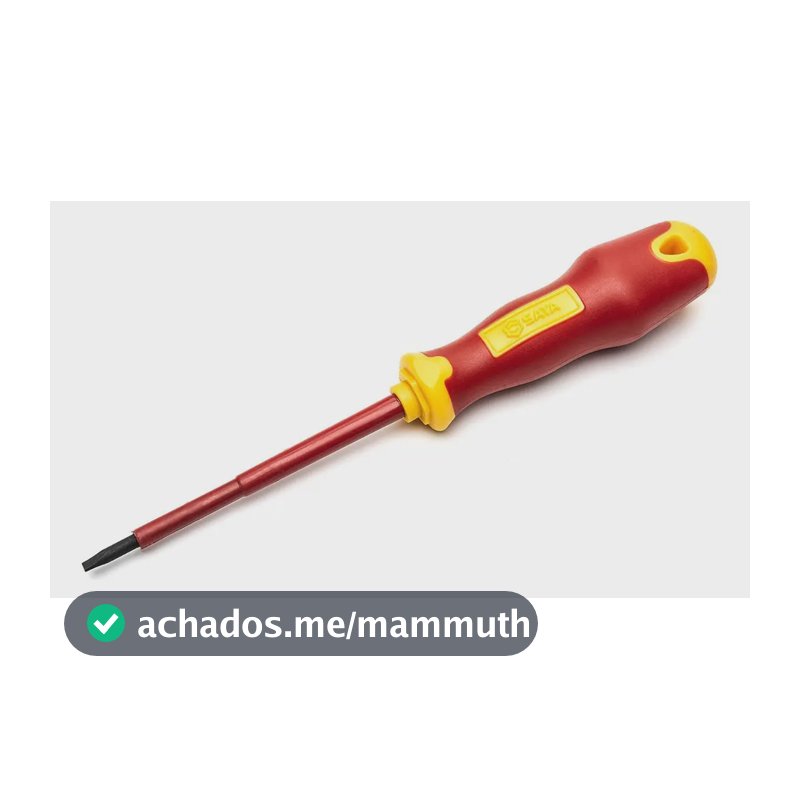 Chave Fenda Vde 4,0x100mm St61323sc Sata