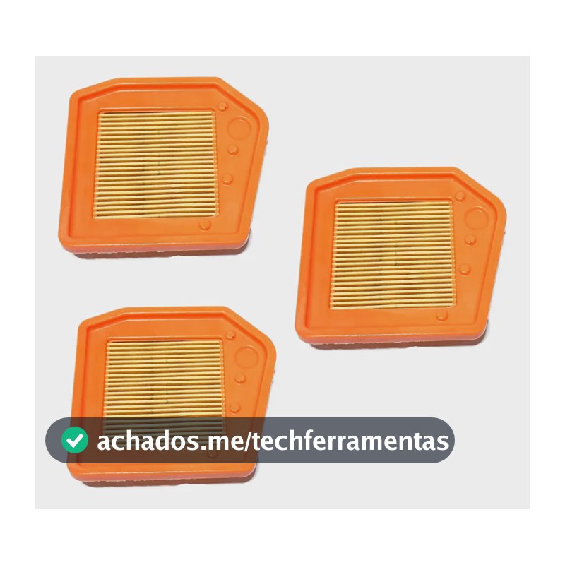 3 Peças Filtro De Ar Para Roçadeira Fs161 Fs221 Fs291