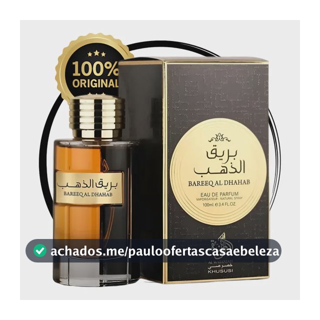 Perfume Árabe Al Wataniah Bareeq Al Dhahab 100ml Eau De Parf