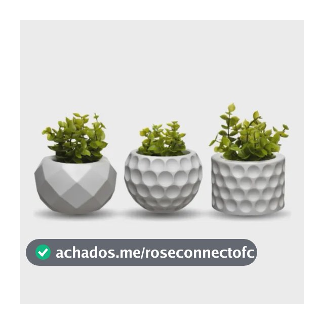 Kit 3 Vasos Decorativos Com Plantas Artificiais Para Sala, Q