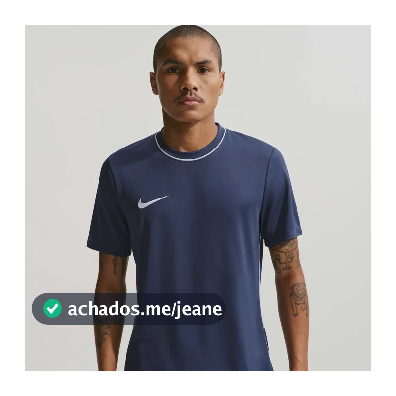Camiseta Dri-fit Nike Park Masculina Azul-escuro G