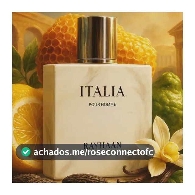 Perfume Rayhaan Itália EDP 100ml Fragrância Unissex
