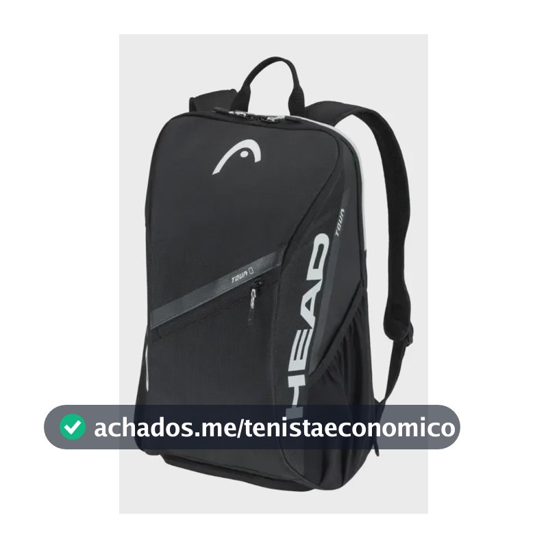 Raqueteira Head Tour 25l 2026 Preto Preto