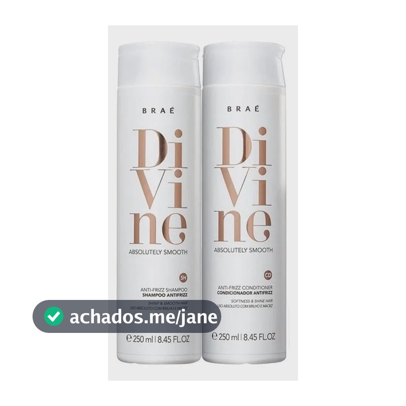 Brae Kit Divine Shampoo 250ml + Condicionador 250ml