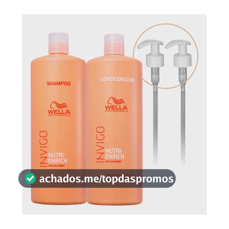 Kit Wella Invigo Nutri Enrich Shampoo E Condicionador 2 L [original]