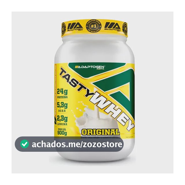 Tasty Whey 3w Gourmet Whey Adaptogen 900g Melhor Sabor Original