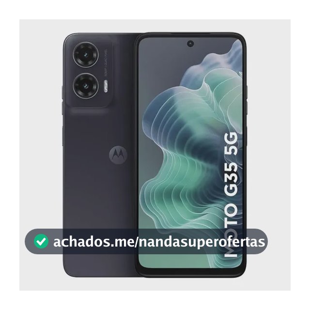Smartphone Motorola Moto G35 5g 12gb Ram Boost 128g Cor Grafite