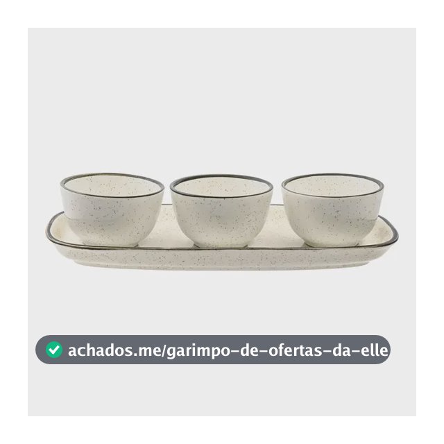 Conjunto Para Servir 4 Peças Brisa Unni Oxford