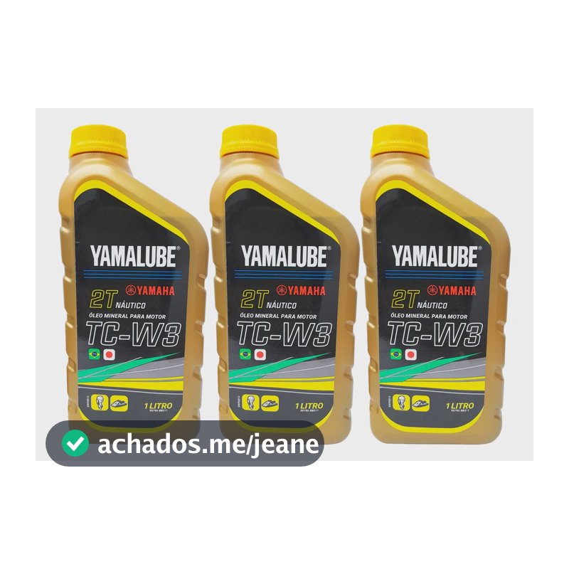 Vóleo Motores De Popa 2 Tempos Yamalube Tcw3 1 Litro Kit C/3