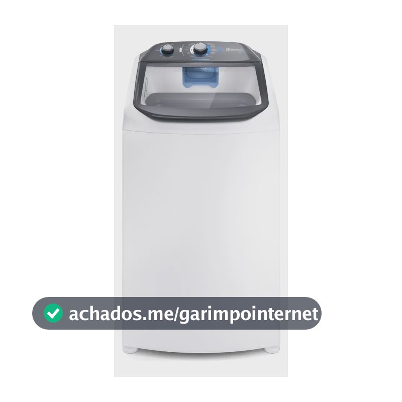 Máquina de Lavar Electrolux 13kg Cesto Inox LDA13 Branco
