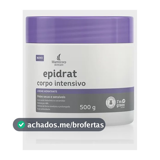 Creme Hidratante Epidrat Corpo Intensivo 500g