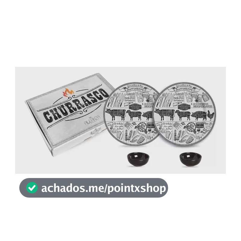 Kit Sobremesa Churrasco 3 Alleanza 4 Pçs