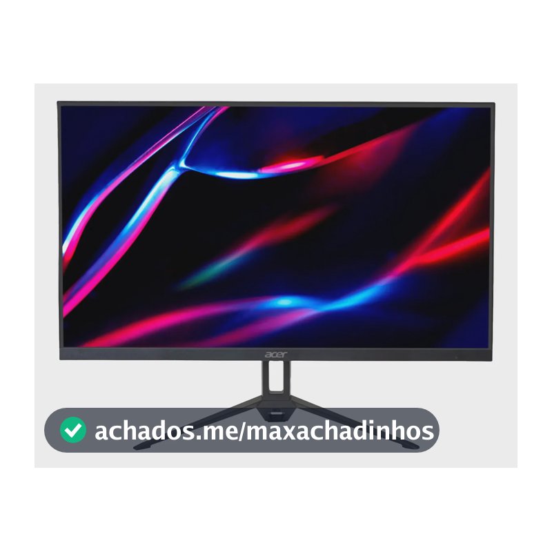 Monitor Gamer 27" Acer Nitro KG3 KG273 G0bi com Tela IPS Full HD 120Hz 1ms VRB Adaptive Sync Game Mode AcerVision Care e Design ZeroFrame