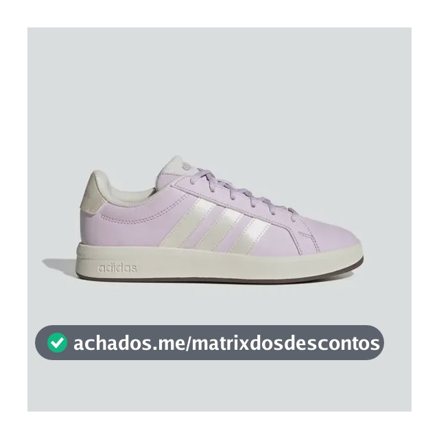Tênis Feminino Grand Court Base 3.0 adidas Icelav/owhite/gum5 Liso 38 Br