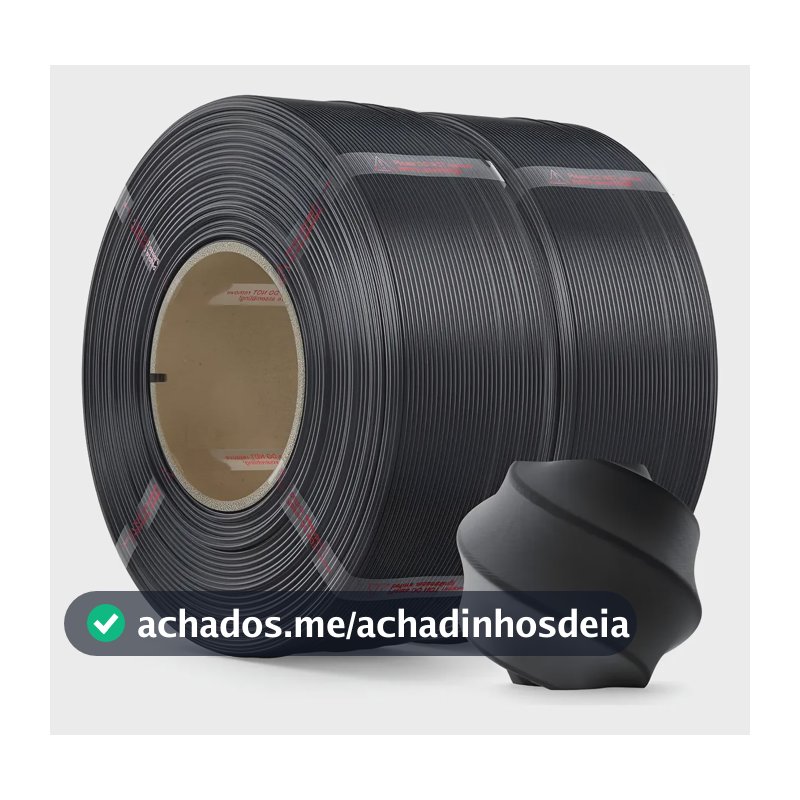 Filamento Bambu Lab 3d Pla Lite 2kg Sem Carretel Cor Preto Preto