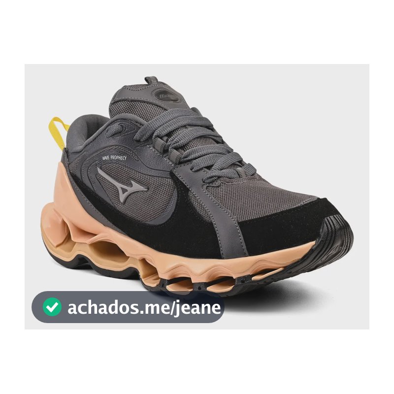 Tênis Masculino Mizuno Beta 2 Original Treino Caminhada Full Grafite 42 Br