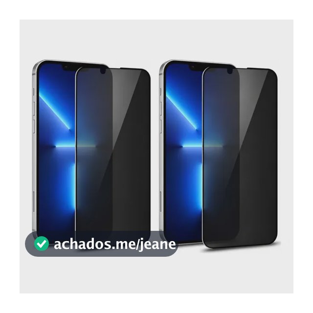 Kit 2 Película 3d Privacidade Para iPhone 12 13 14 15 16 Pro