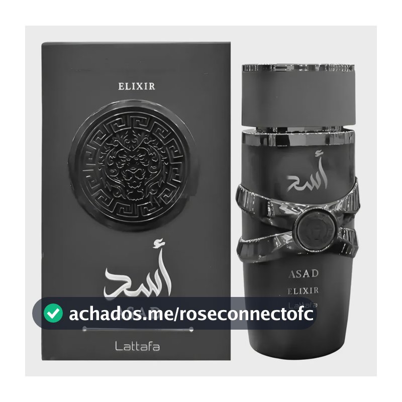 Asad Elixir Lattafa Perfume Árabe 100 Ml