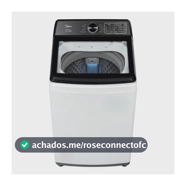 Máquina De Lavar Roupas 12kg Branca Midea Wave Impeller Branco