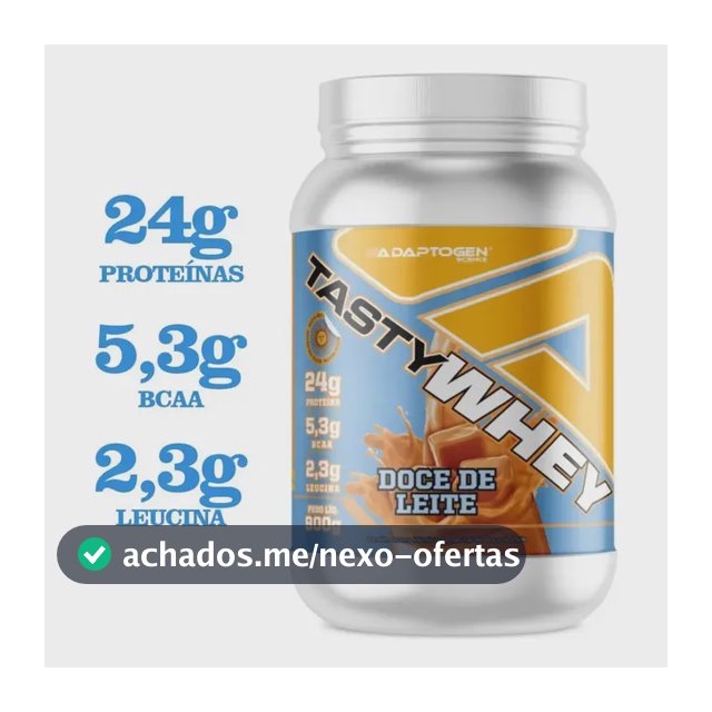 Proteína Adaptogen Science Tasty Whey Gourmet em pó sabor Doce de leite x 900g