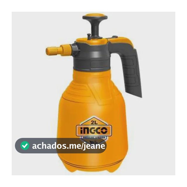Pulverizador Manual Alta Pressão 2l Ingco Hspp20202 Amarelo