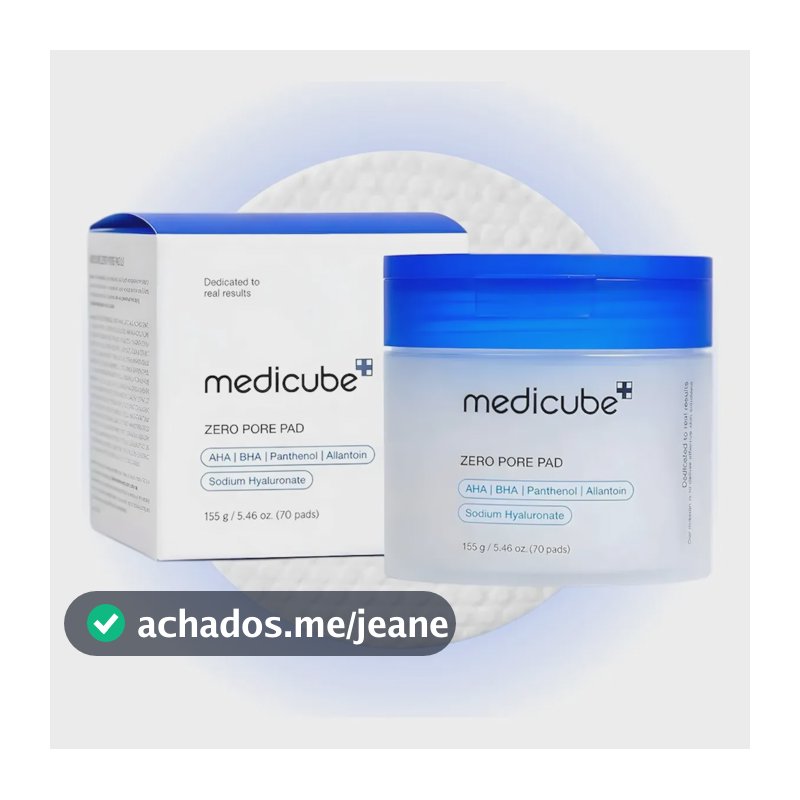 Medicube Zero Pore Pads 2.0 Com 70 Almofadas Tônicas Faciais