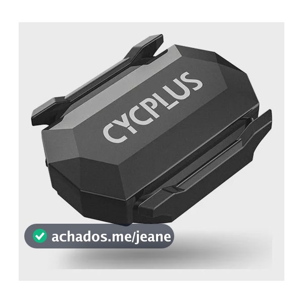 Sensor De Cadencia Ou Velocidade Para Ciclocomputadores Gps Preto