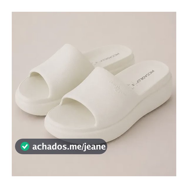Sandália Chinelo Feminina Piccadilly Nuvem Marshmallow Moda
