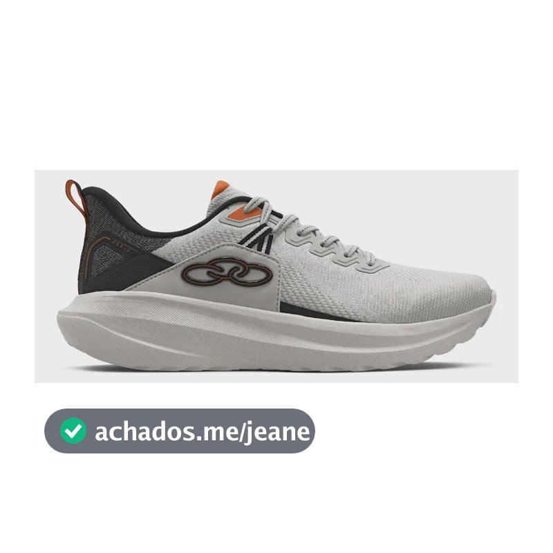 Tênis De Caminhada Masculino Zex 2 Olympikus Branco/preto Liso 41 Br