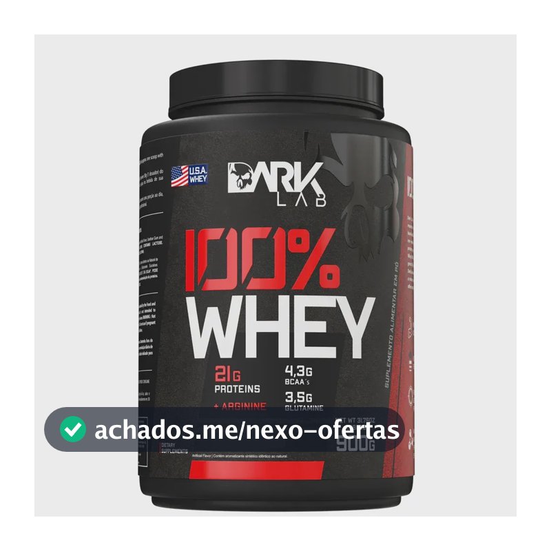100% Whey Protein 900g Sabores - Banoffee Dark Lab