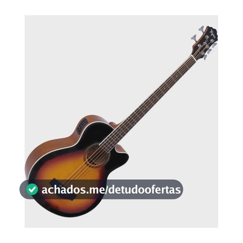 Baixo Acustico 5 Cordas Tagima Ab500 Sunburst Com Afinador