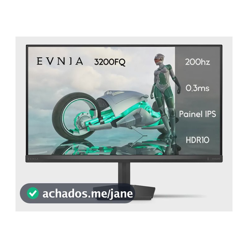 Monitor Gamer Phillips de 23.8" Full HD IPS com 200Hz