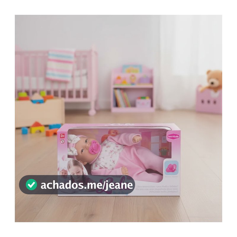 Boneca Bambola Lola Baby 855 35 cm de Plástico com Chupeta