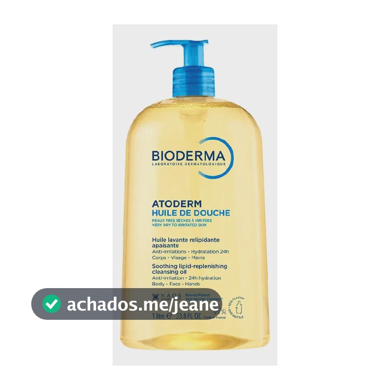Óleo De Banho Higiene Hidratante Diária Atoderm 1l Bioderma