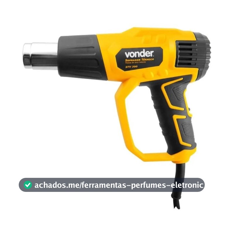 Soprador Térmico Vonder 2000w Stv200 3 Estágios + Acessórios Voltagem