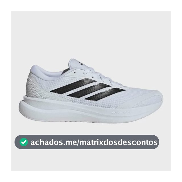 Tênis De Corrida Masculino Runfalcon 6 Cloudfoam adidas Branco Liso 42 Br