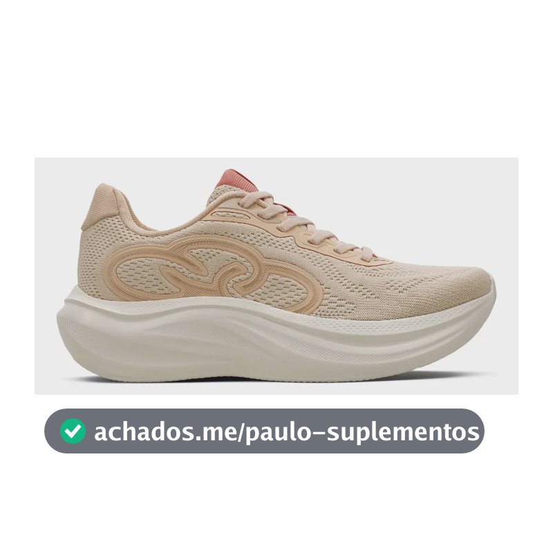 Tênis Feminino Rush Olympikus Algodao/pessego Claro Liso 40 Br