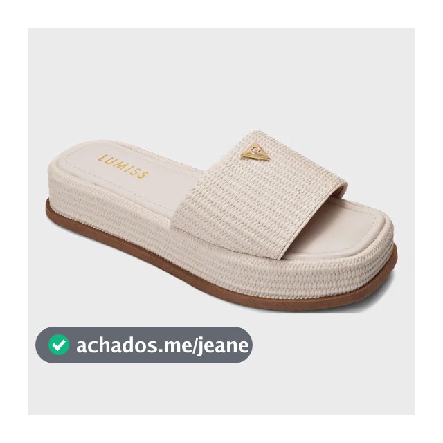 Sandália Tamanco Feminino Flatform Confortável Juta