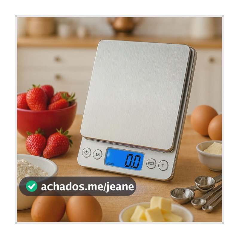Balança Digital Mini De Alta Precisão 0,1g- 2kg Profissional Prateado 2 Kg