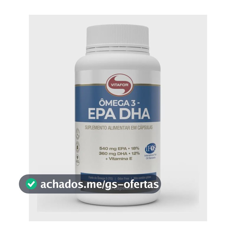 Ômega 3 Epa Dha 120 Cápsulas Vitafor Sem Sabor