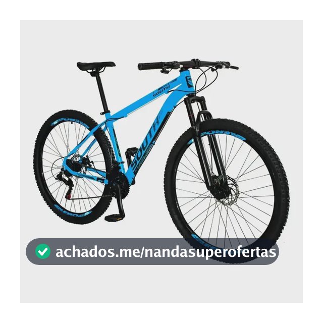 Bicicleta Unissex Legend Quadro 19 Aro 29 Mtb 21 Vel Southbike Azul