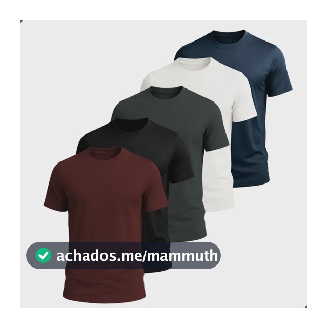 Kit 5 Camisetas Dry Fit Básica Masculina Esporte Treino Lisa