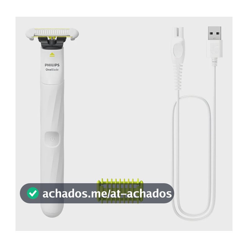 Aparador E Raspador Oneblade Intimate Qp1924/10 Philips Branco 127/220v