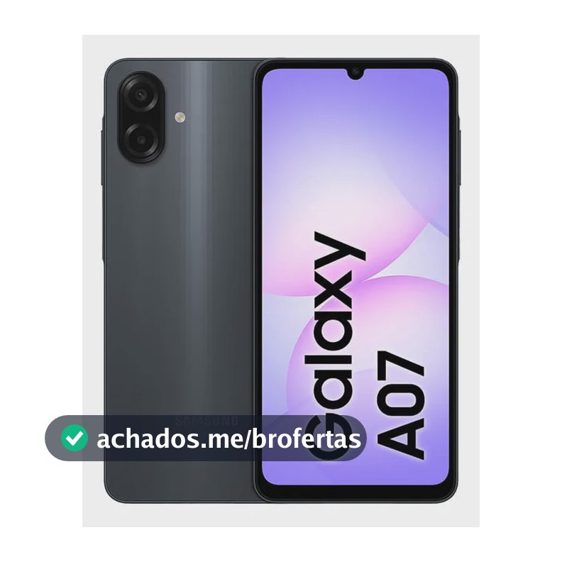 Samsung Galaxy A07 128gb 4gb Ram Preto